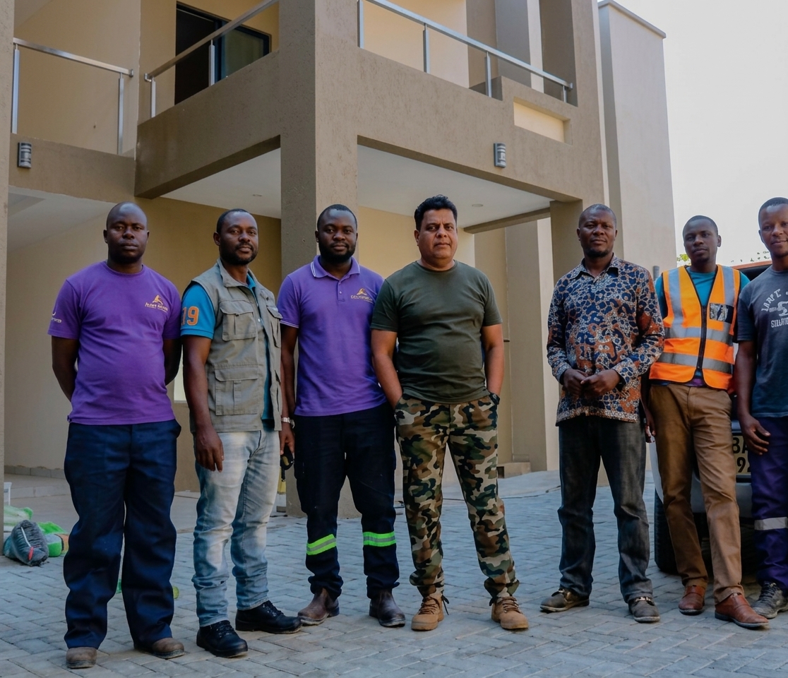 Alloy Steel & Construction team on site